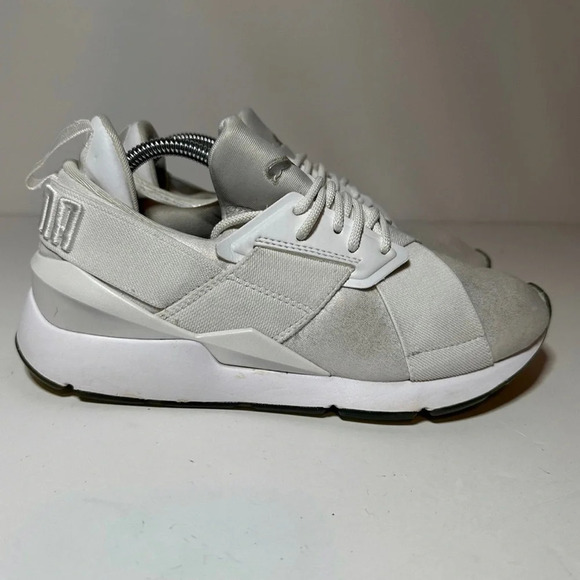 Puma Womens Shoes Muse ICE 366777 01 White Runnin Sneakers Size 7.5 (277 Box 31) - Picture 2 of 9